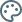 Design rights icon with colour palette