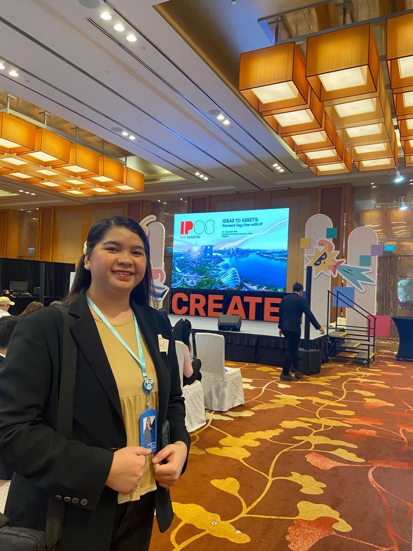 Brealant team member at an intellectual property conference