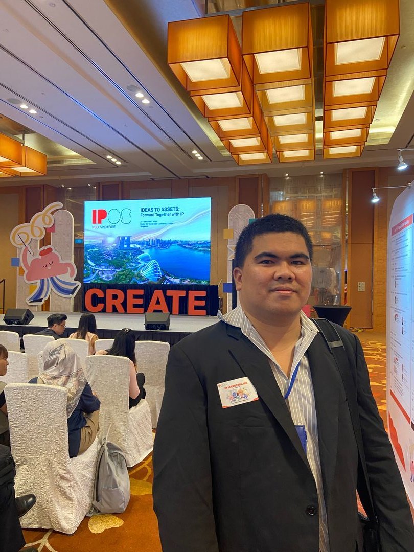 Brealant representative at an intellectual property conference event