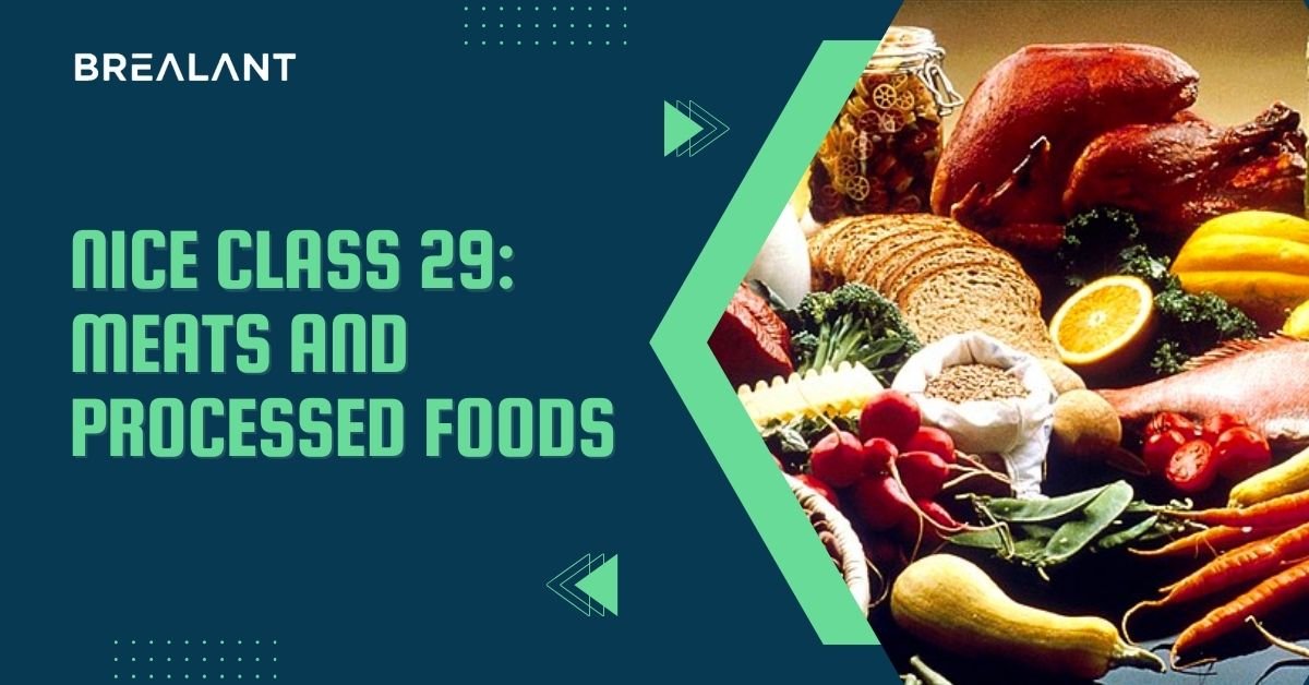 Nice Class 29: Meats and Processed Foods