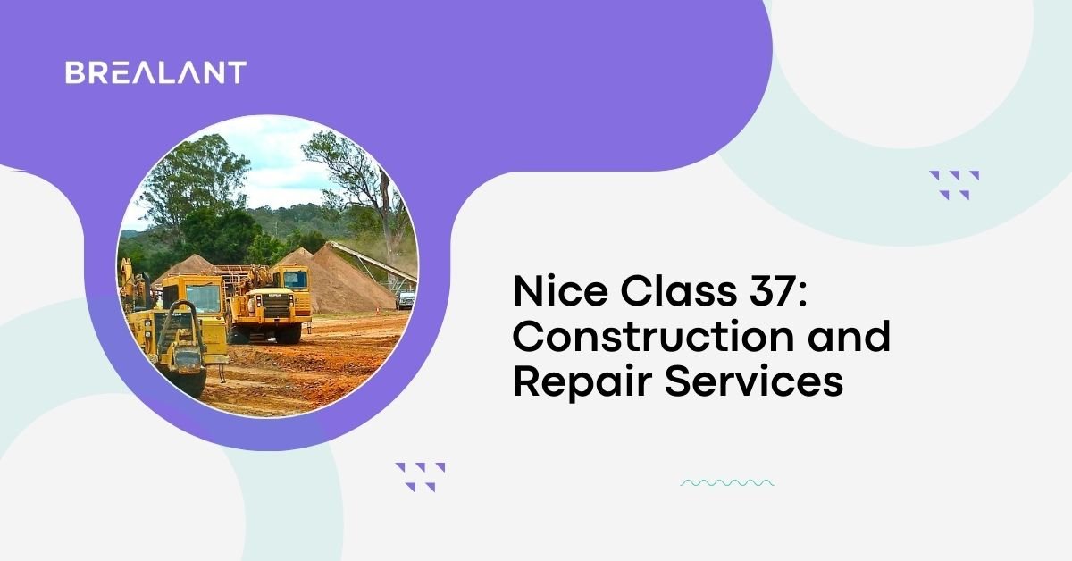 Nice Class 37: Construction and Repair Services