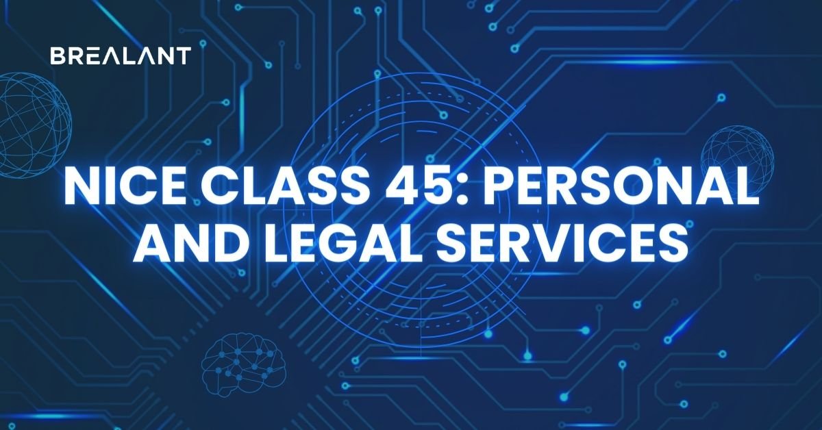 Nice Class 45: Personal and Legal Services